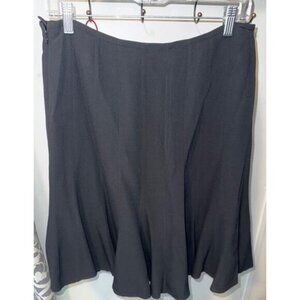 Lafayette 148 New York Black Skirt Size 10 Women's